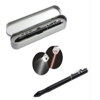 Özel Metal Kutuda  Lazer Kalem ve Işık Aydınlatma Özellikli TouchPen Fonksiyonlu